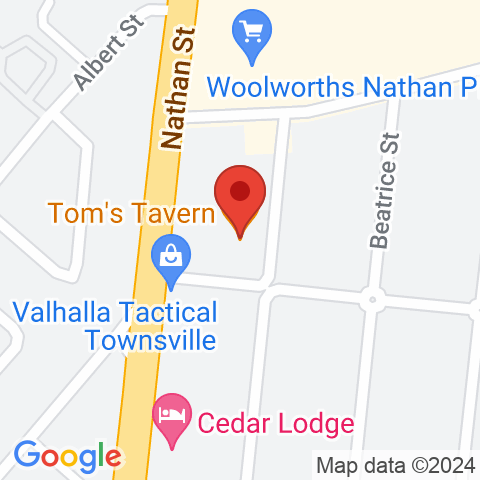 Map of Tom's Tavern