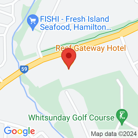 Map of Reef Gateway Hotel