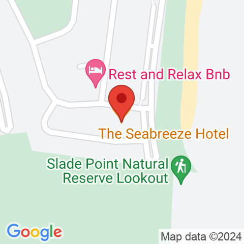 Map of The Seabreeze Hotel