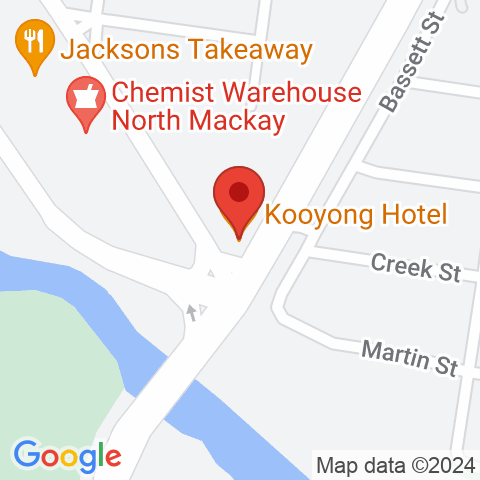 Map of Kooyong Hotel