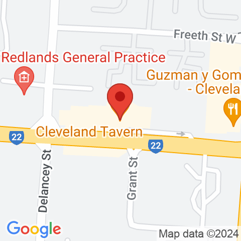 Map of Cleveland Tavern