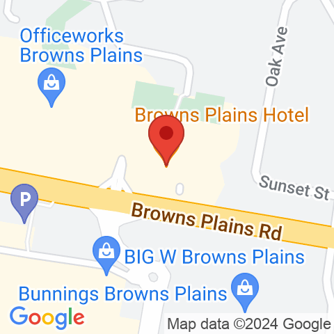 Map of Browns Plains Hotel