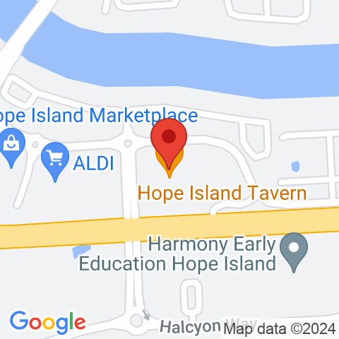 Map of Hope Island Tavern
