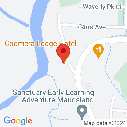 Map of Coomera Lodge Hotel