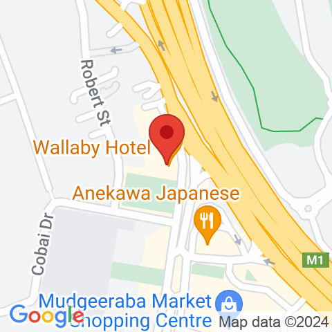 Map of Wallaby Hotel