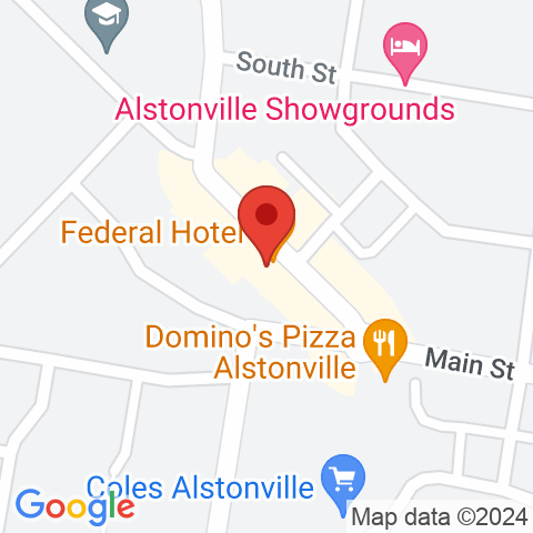 Map of Federal Hotel