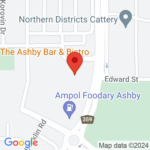Map of The Ashby Bar & Bistro