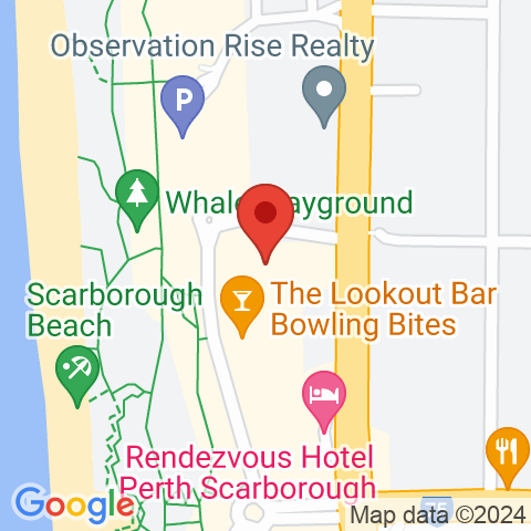 Map of Scarborough Beach Bar
