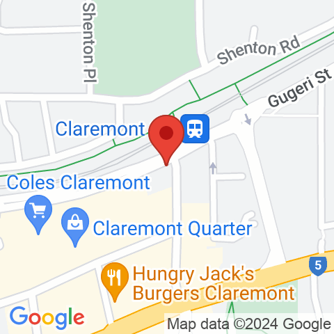 Map of The Claremont Hotel