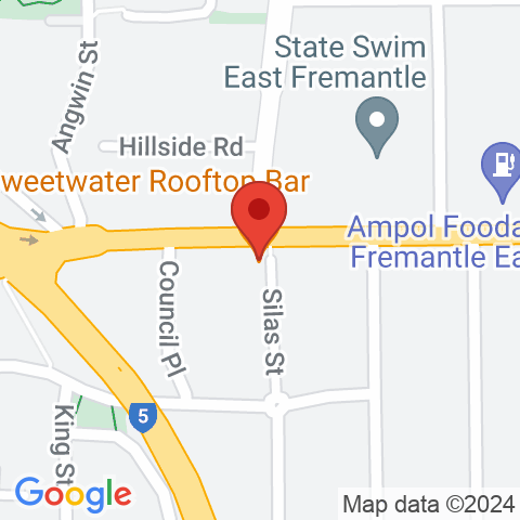 Map of Sweetwater Rooftop Bar