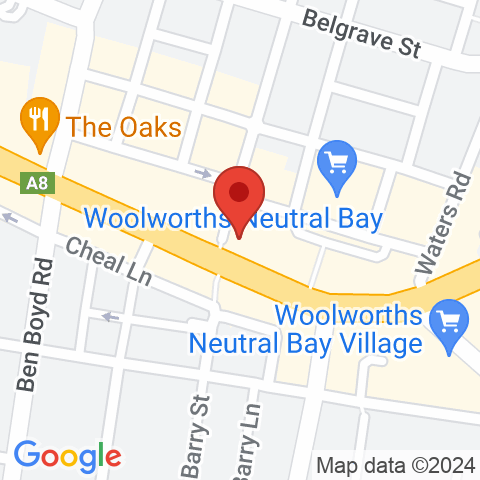 Map of SoCal Sydney