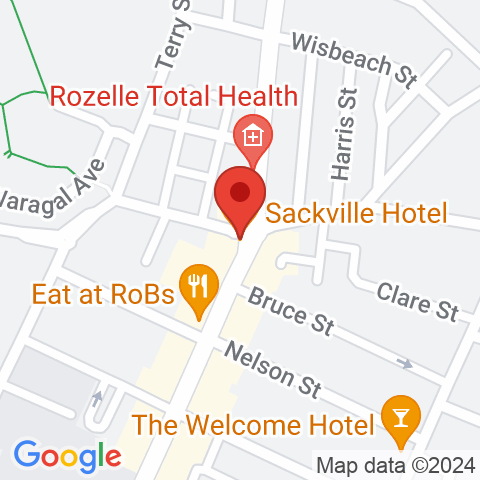 Map of Sackville Hotel