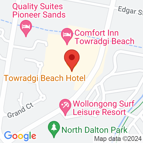 Map of Towradgi Beach Hotel
