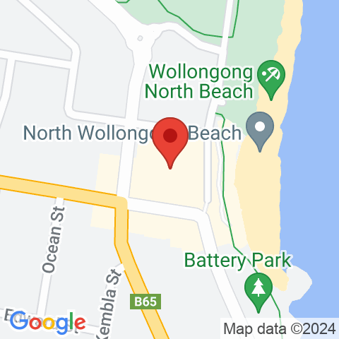 Map of Novotel Wollongong Northbeach