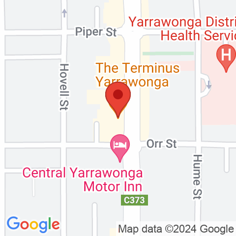 Map of The Terminus Yarrawonga