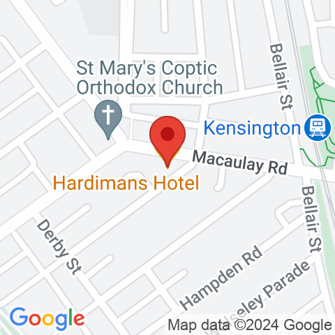 Map of Hardimans Hotel