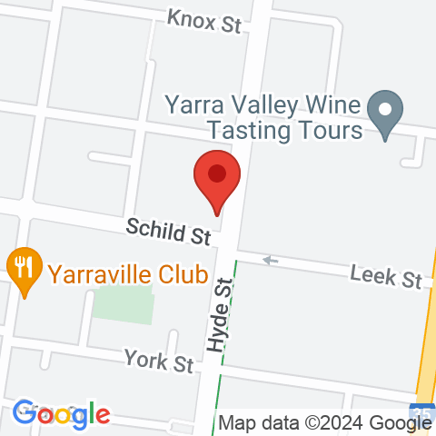 Map of The Victoria Hotel Yarraville