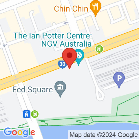 Map of Beer DeLuxe Fed Square