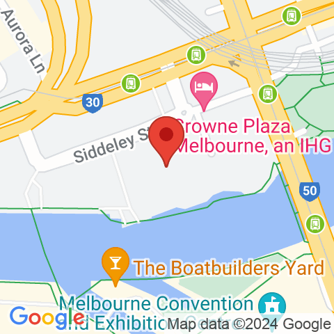 Map of The Wharf Hotel Melbourne