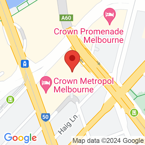 Map of Holey Moley Crown Melbourne