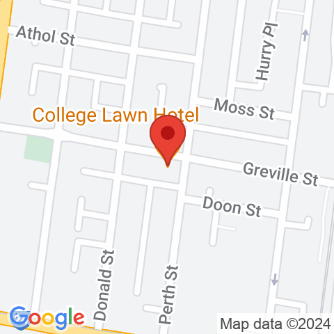 Map of College Lawn Hotel