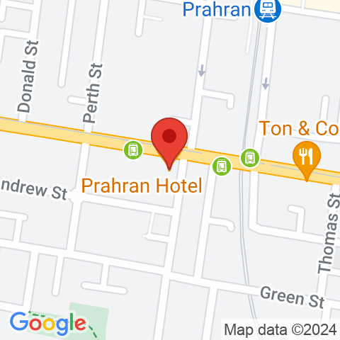 Map of Prahran Hotel