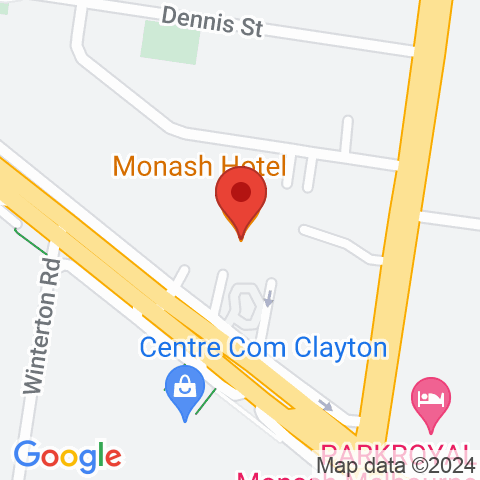 Map of Monash Hotel