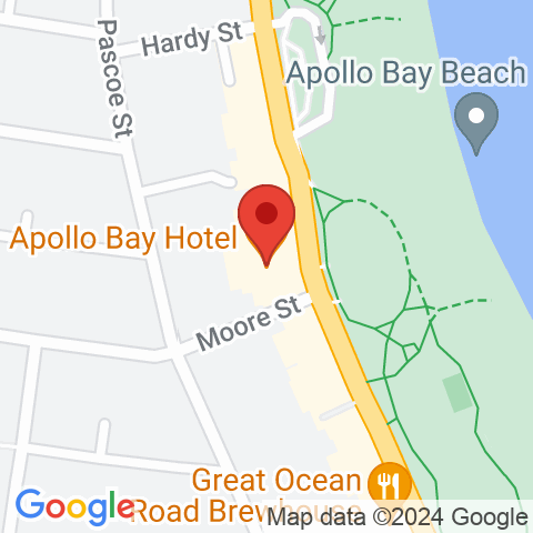 Map of Apollo Bay Hotel