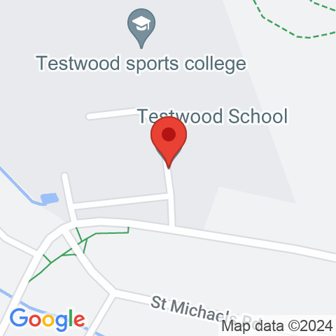 Map of Testwood School