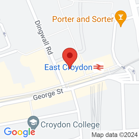 Map of BOXPARK Croydon