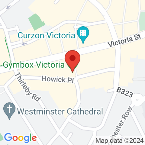 Map of Gymbox Victoria