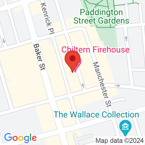 Map of Fake Chiltern Firehouse