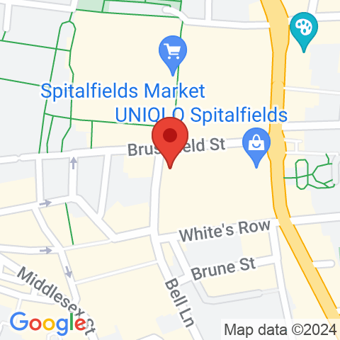 Map of The Gun Spitalfields