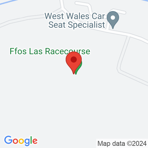 Map of Ffos Las Racecourse