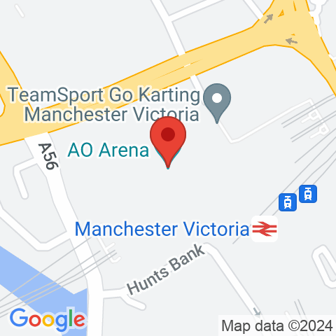 Map of AO Arena